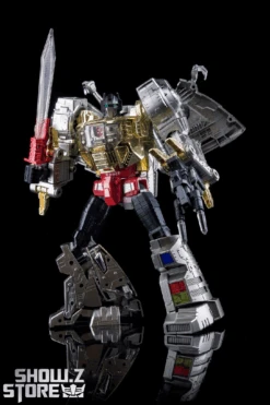 4th Party MP-08 King Grimlock Reximus Prime Oversized Stainless Steel Color Version -MECHA REALM STORE 5416f373f1