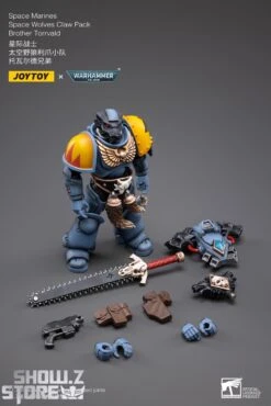 JoyToy Source 1/18 Warhammer 40K Space Wolves Claw Pack Brother Torrvald -MECHA REALM STORE 5498a365fd