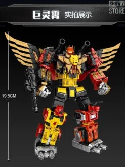WeiJiang Wei Jiang WJ Complete Set Of 5 Sky Soarer Rampage Oversized Combination Mode POTP Feral Rex Predaking -MECHA REALM STORE 56378d9559