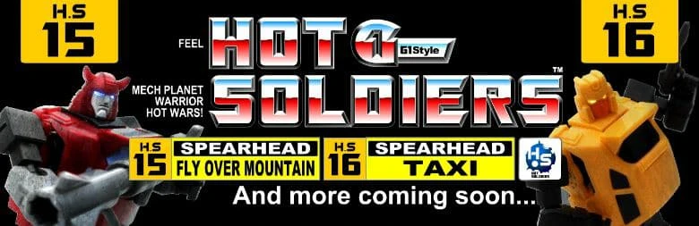 Mech Planet Hot Soldiers HS-15 Cliffjumper & HS-16 Hubcup Set Of 2 5 Mech Planet Hot Soldiers HS-15 Cliffjumper & HS-16 Hubcup Set Of 2 - Image 5