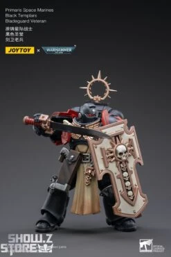 JoyToy Source 1/18 Warhammer 40K Black Templars Bladeguard Veteran -MECHA REALM STORE 5c16ae5d0d