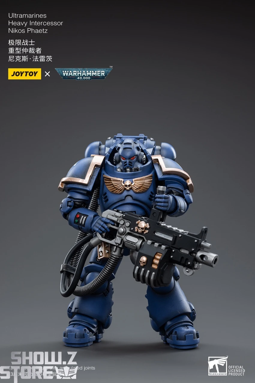 JoyToy Source 1/18 Warhammer 40K Ultramarines Heavy Intercessor Nikos Phaetz 2 JoyToy Source 1/18 Warhammer 40K Ultramarines Heavy Intercessor Nikos Phaetz - Image 2