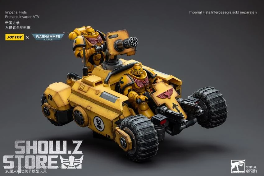JoyToy Source 1/18 Warhammer 40K Imperial Fists Primaris Invader ATV 12 JoyToy Source 1/18 Warhammer 40K Imperial Fists Primaris Invader ATV - Image 12