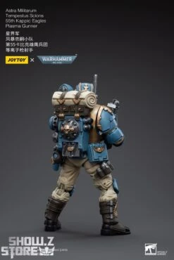 JoyToy Source 1/18 Warhammer 40K Astra Militarum Tempestus Scions Squad 55th Kappic Eagles Plasma Gunner -MECHA REALM STORE 5f0fb5b66a