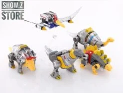 DX9 Toys War In Pocket Dinobots Set Of 5 (X18 Bumper, X19 Quaker, X20 Skyer, X21 Thorner, X22 Rager) -MECHA REALM STORE 62c0414b9e