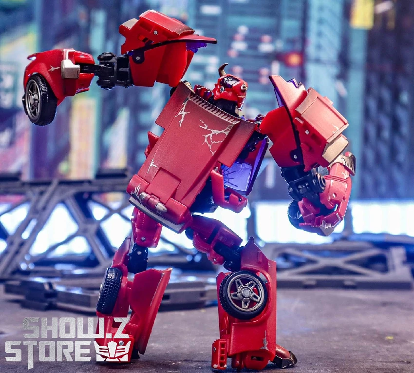 APC Toys Red Gladiator TFP Cliffjumper Zombie Version 18 APC Toys Red Gladiator TFP Cliffjumper Zombie Version - Image 18