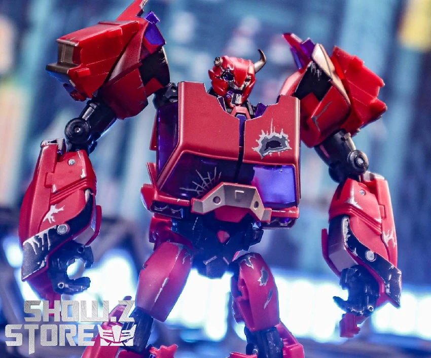 APC Toys Red Gladiator TFP Cliffjumper Zombie Version 16 APC Toys Red Gladiator TFP Cliffjumper Zombie Version - Image 16