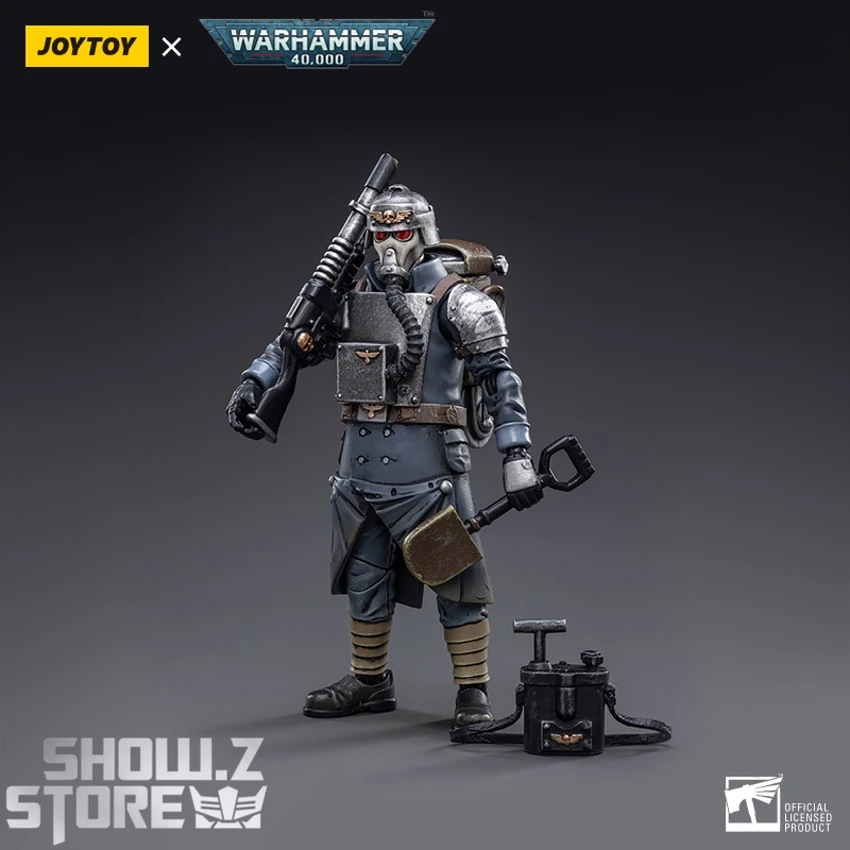 JoyToy Source 1/18 Warhammer 40K Death Korps Of Krieg Veteran Squad Guardsman Demolitions Specialist 2 JoyToy Source 1/18 Warhammer 40K Death Korps Of Krieg Veteran Squad Guardsman Demolitions Specialist - Image 2