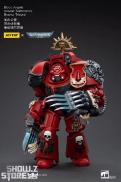 JoyToy Source 1/18 Warhammer 40K Blood Angels Assault Terminators Brother Tyborel -MECHA REALM STORE 68f8731031