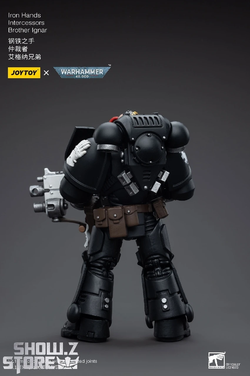 JoyToy Source 1/18 Warhammer 40K Iron Hands Intercessors Brother Ignar 5 JoyToy Source 1/18 Warhammer 40K Iron Hands Intercessors Brother Ignar - Image 5