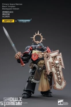 JoyToy Source 1/18 Warhammer 40K Black Templars Bladeguard Veteran -MECHA REALM STORE 6b985c9201