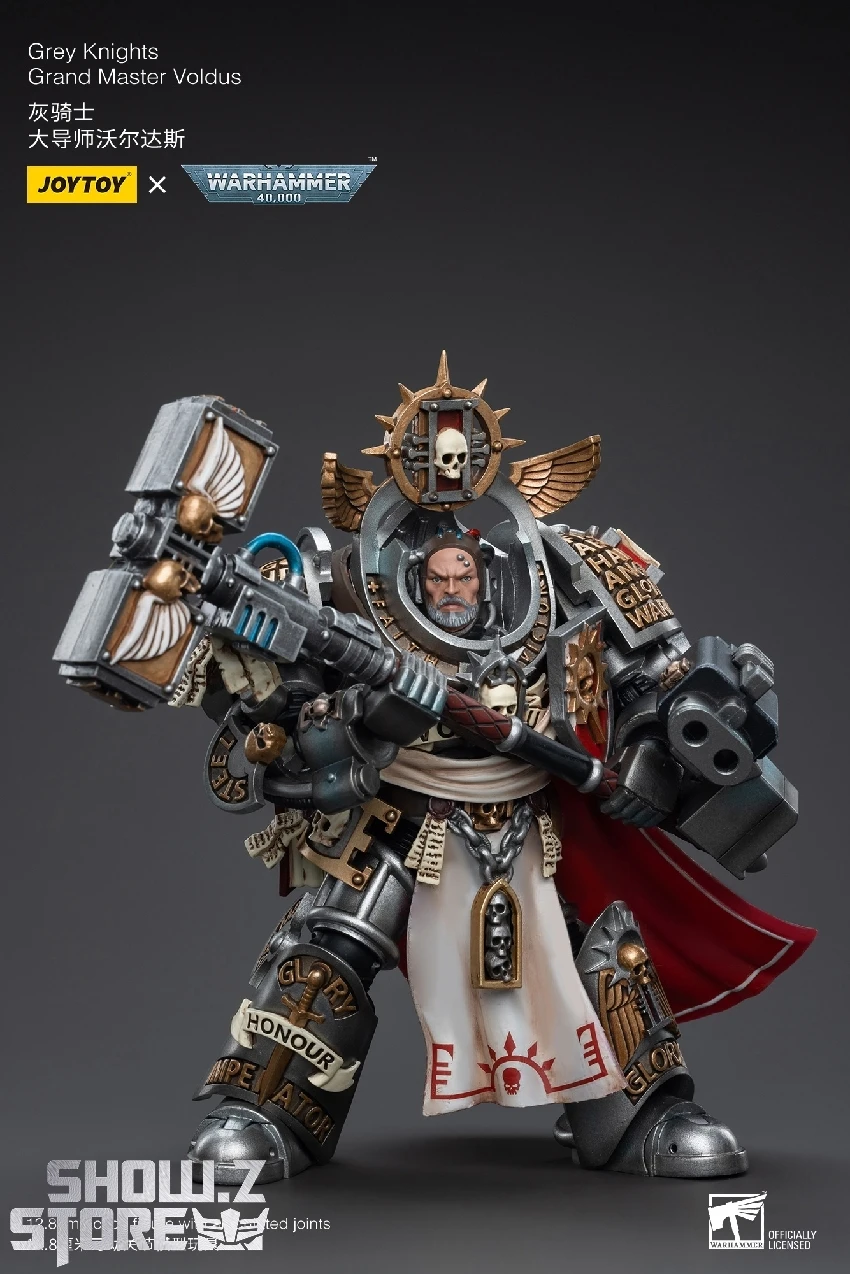 JoyToy Source 1/18 Warhammer 40K Grey Knights Grand Master Voldus 7 JoyToy Source 1/18 Warhammer 40K Grey Knights Grand Master Voldus - Image 7