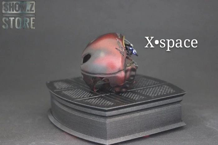 X-Space Studio 1/6 Iron Man MK50 Battle Damaged Helmet /w LED 5 X-Space Studio 1/6 Iron Man MK50 Battle Damaged Helmet /w LED - Image 5