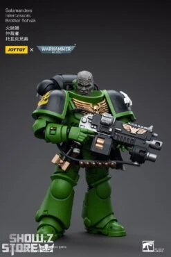 JoyToy Source 1/18 Warhammer 40K Salamanders Intercessors Brother Tol'vak -MECHA REALM STORE 7a86185b3f