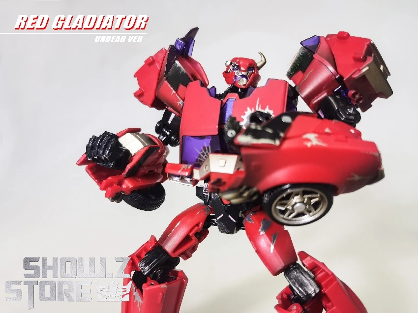 APC Toys Red Gladiator TFP Cliffjumper Zombie Version 12 APC Toys Red Gladiator TFP Cliffjumper Zombie Version - Image 12
