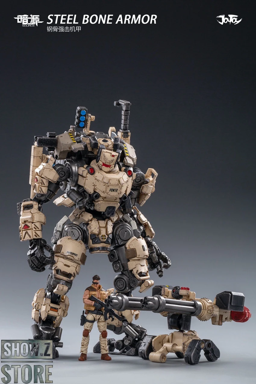 JoyToy Dark Source 1/25 Steel Bone Armour Desert Brown Color W/ Pilot 5 JoyToy Dark Source 1/25 Steel Bone Armour Desert Brown Color W/ Pilot - Image 5
