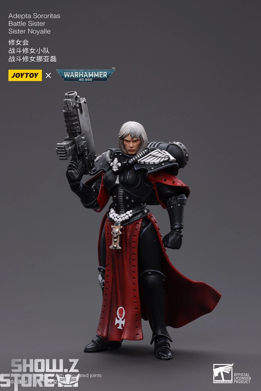 JoyToy Source 1/18 Warhammer 40K Adepta Sororitas Battle Sister Sister Noyalle 2 JoyToy Source 1/18 Warhammer 40K Adepta Sororitas Battle Sister Sister Noyalle - Image 2