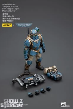JoyToy Source 1/18 Warhammer 40K Astra Militarum Tempestus Scions Squad 55th Kappic Eagles Plasma Gunner -MECHA REALM STORE 84bb6fe783