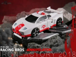 IronFactory EX-26A Racing Bros Annihilator Red Alert -MECHA REALM STORE 88e1d6898f