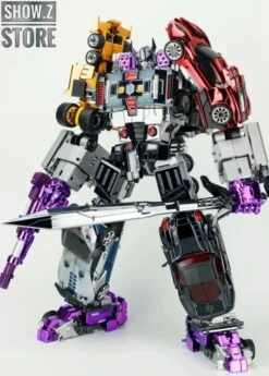 TransFormmission Havoc Menasor Combiner Set Of 5 Chrome Version -MECHA REALM STORE 89117e3072