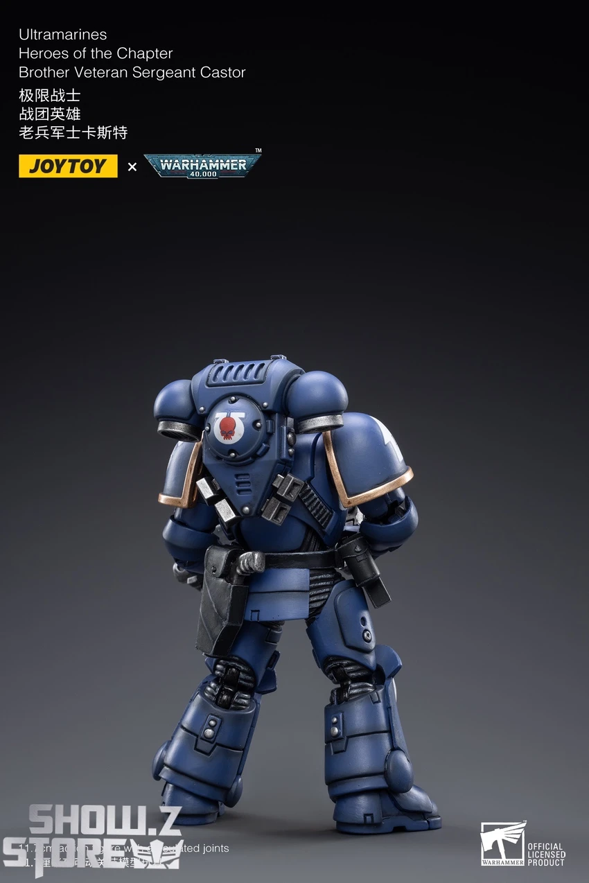 JoyToy Source 1/18 Warhammer 40K Ultramarines Heroes Of The Chapter Brother Veteran Sergeant Castor 7 JoyToy Source 1/18 Warhammer 40K Ultramarines Heroes Of The Chapter Brother Veteran Sergeant Castor - Image 7