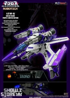 KitzConcept 1/72 Macross VF-1S God Of Flame Purple Limited Edition W/ Fast Pack Armor -MECHA REALM STORE 900e94055d