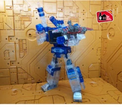THF Toy House Factory Soundwave MP-13 Clear Version (/w Laserbeak + Buzzsaw) -MECHA REALM STORE 9139887676