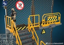 FreshRetro 1/18 1/24 SIB05 Scene In Box Iron Net Base-A Model Kit -MECHA REALM STORE 93c55c259f