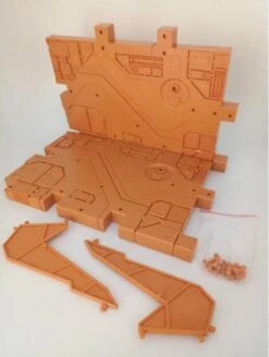 Zeta Toys Zeta-EX Display Base (Orange & Black) -MECHA REALM STORE 956cabcf69