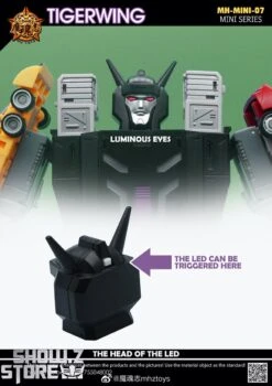 MHZ Toys MINI-07 Tigerwing Menasor Combiner Set Of 5 Oversized Version -MECHA REALM STORE 9783581591