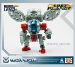 MechFansToys Lost Planet Coast Guard CG01 White Shark & CG02 Red Dragon -MECHA REALM STORE 9cd817ac71