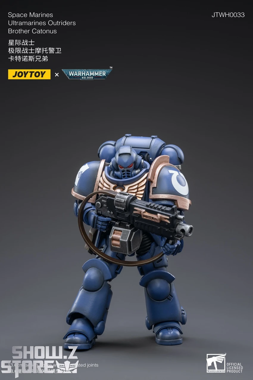 JoyToy Source 1/18 Warhammer 40K Space Marines Ultramarines Outriders Brother Catonus 7 JoyToy Source 1/18 Warhammer 40K Space Marines Ultramarines Outriders Brother Catonus - Image 7