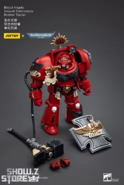 JoyToy Source 1/18 Warhammer 40K Blood Angels Assault Terminators Brother Taelon -MECHA REALM STORE 9f248ffb59