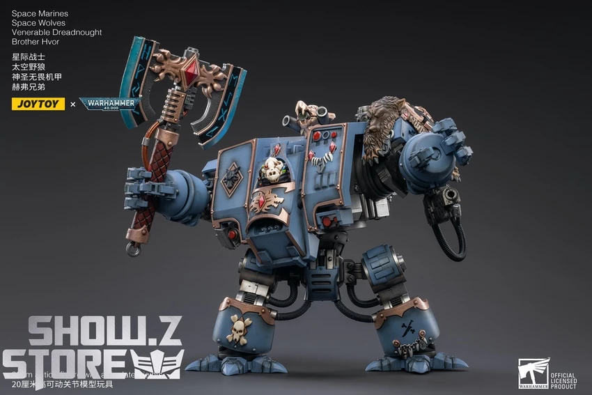 JoyToy Source 1/18 Warhammer 40K Space Wolves Venerable Dreadnought Brother Hvor 9 JoyToy Source 1/18 Warhammer 40K Space Wolves Venerable Dreadnought Brother Hvor - Image 9