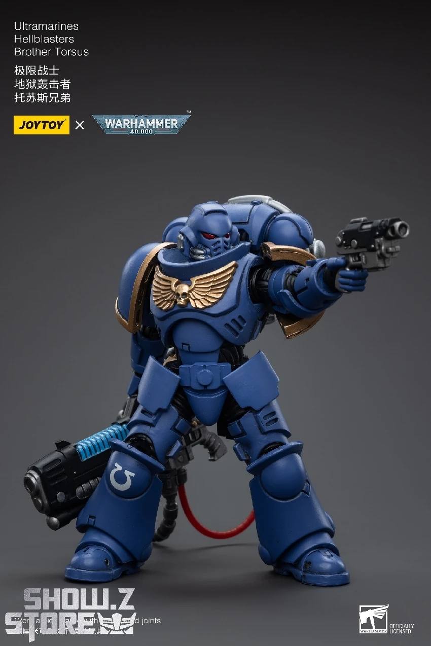 JoyToy Source 1/18 Warhammer 40K Ultramarines Hellblasters Brother Torsus 7 JoyToy Source 1/18 Warhammer 40K Ultramarines Hellblasters Brother Torsus - Image 7