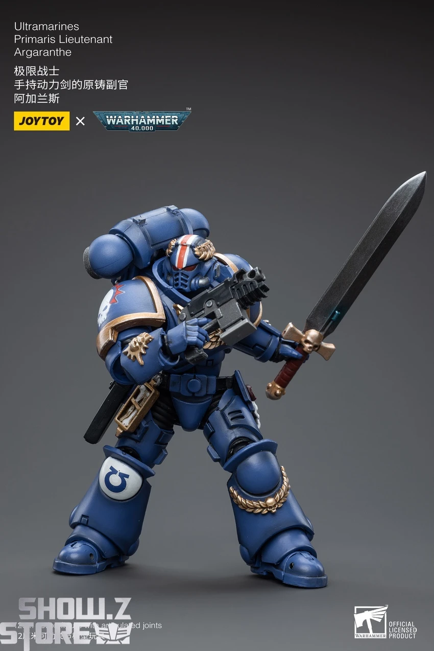 JoyToy Source 1/18 Warhammer 40K Ultramarines Primaris Lieutenant Argaranthe 8 JoyToy Source 1/18 Warhammer 40K Ultramarines Primaris Lieutenant Argaranthe - Image 8