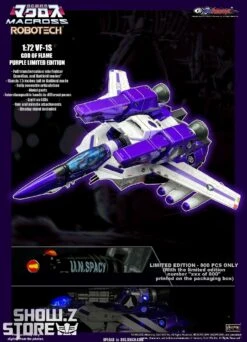 KitzConcept 1/72 Macross VF-1S God Of Flame Purple Limited Edition W/ Fast Pack Armor -MECHA REALM STORE a35476daf3