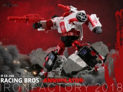 IronFactory EX-26A Racing Bros Annihilator Red Alert -MECHA REALM STORE a38eccf897