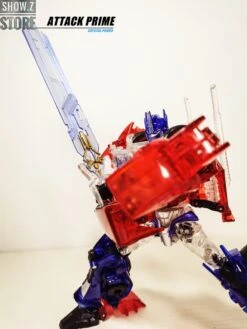 APC Toys APC-001 Attack Prime TFP Optimus Prime Clear Version W/ Black Wheels -MECHA REALM STORE a4fe4094b1