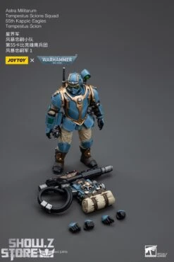 JoyToy Source 1/18 Warhammer 40K Astra Militarum Tempestus Scions Squad 55th Kappic Eagles Tempestor Scion 1 -MECHA REALM STORE a710cab73e