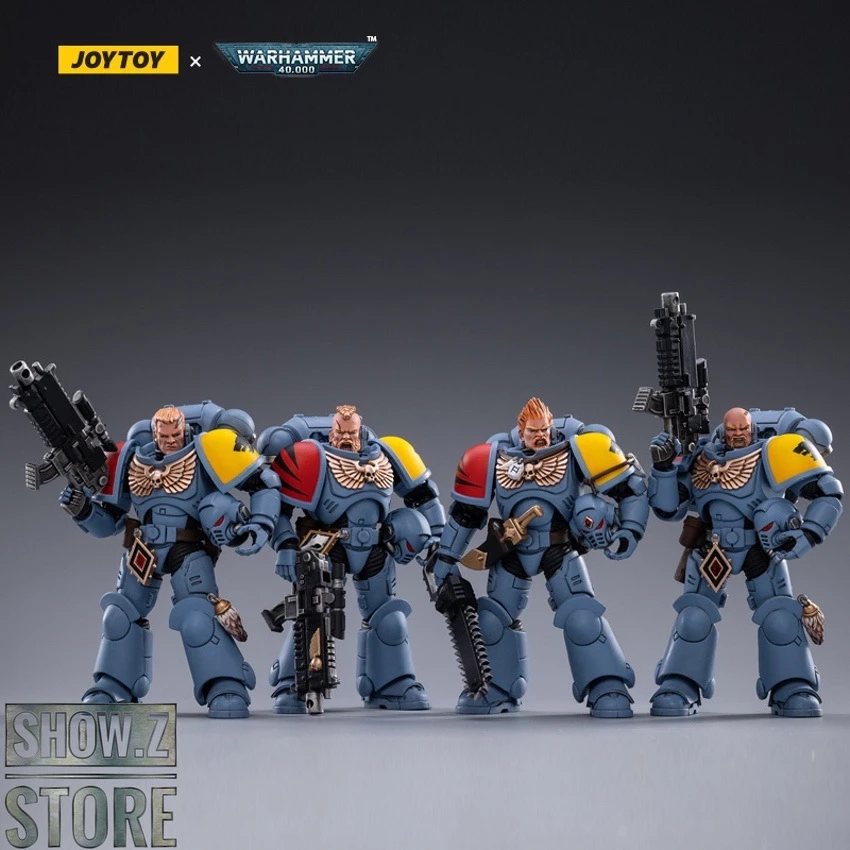 JoyToy Source 1/18 Warhammer 40K Space Wolves Battle Pack Hunter Pack Set Of 4 2 JoyToy Source 1/18 Warhammer 40K Space Wolves Battle Pack Hunter Pack Set Of 4 - Image 2