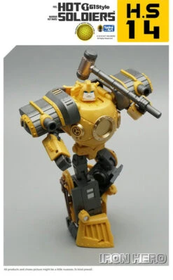 Mech Planet Hot Soldiers HS14 Iron Hero Bumblebee Hearts Of Steel 14 Mech Planet Hot Soldiers HS14 Iron Hero Bumblebee Hearts Of Steel -MECHA REALM STORE ae1a66079a