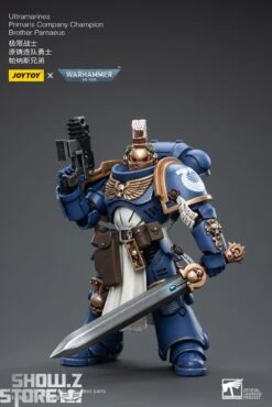 JoyToy Source 1/18 Warhammer 40K Ultramarines Primaris Company Champion Brother Parnaeus -MECHA REALM STORE af7b8e1ca3