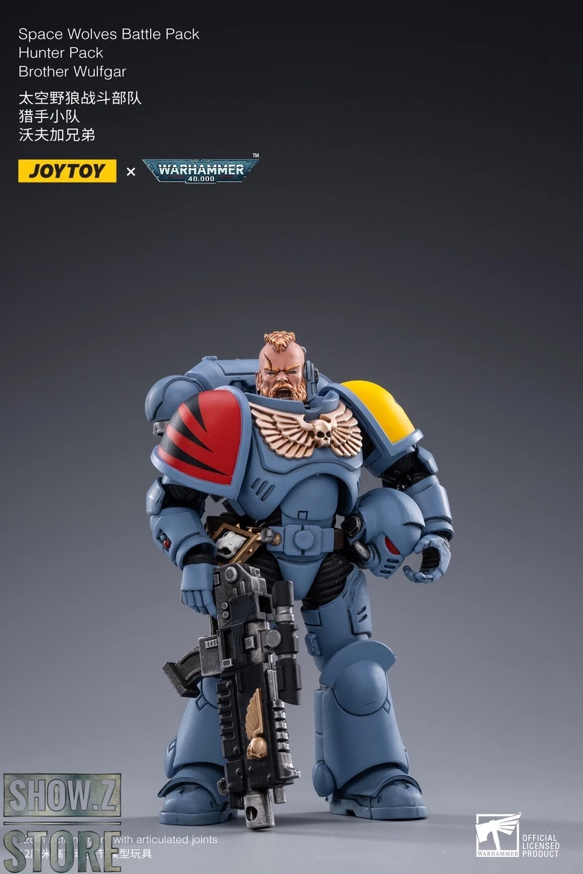 JoyToy Source 1/18 Warhammer 40K Space Wolves Battle Pack Hunter Pack Set Of 4 5 JoyToy Source 1/18 Warhammer 40K Space Wolves Battle Pack Hunter Pack Set Of 4 - Image 5