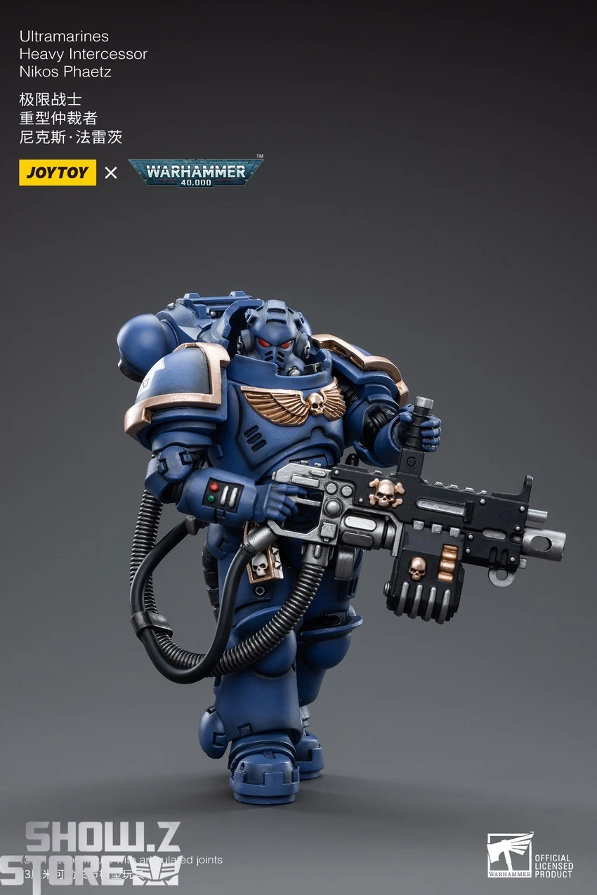 JoyToy Source 1/18 Warhammer 40K Ultramarines Heavy Intercessor Nikos Phaetz 4 JoyToy Source 1/18 Warhammer 40K Ultramarines Heavy Intercessor Nikos Phaetz - Image 4