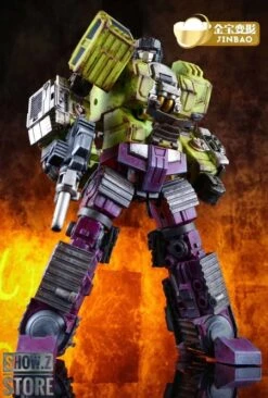 Jinbao Oversized Devastator Battle Damaged Version Full Set Of 6 Gravity Builder -MECHA REALM STORE b567c1ed09