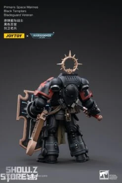 JoyToy Source 1/18 Warhammer 40K Black Templars Bladeguard Veteran -MECHA REALM STORE b8ec114506