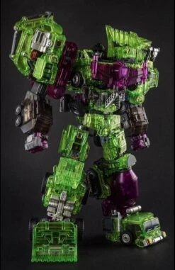 Generation Toy GT-01GS Gravity Builder Devastator Green Shadow Clear Vesion Set Of 6 -MECHA REALM STORE b92e33681f