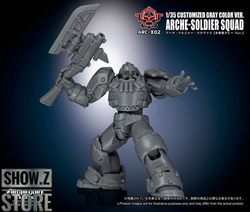 Toys Alliance ARC-X02 Arche-Soldier Squad Limited Gray Color Version 4 Toys Alliance ARC-X02 Arche-Soldier Squad Limited Gray Color Version - Image 4