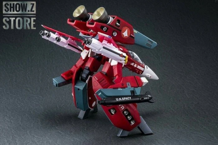 Valkyrie Factory VF 1/60 VF-1J Milia F Jenius Custom Macross Robotech Red Version W/ Super Space Part 5 Valkyrie Factory VF 1/60 VF-1J Milia F Jenius Custom Macross Robotech Red Version W/ Super Space Part - Image 5
